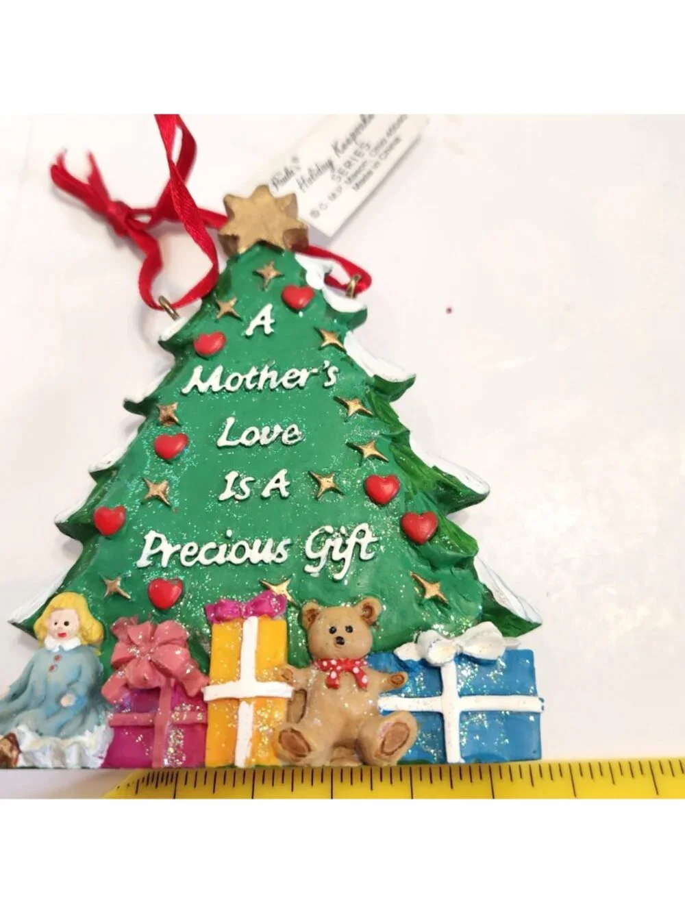 Paula's Holiday Keepsake Series Christmas Tree Ornament With 